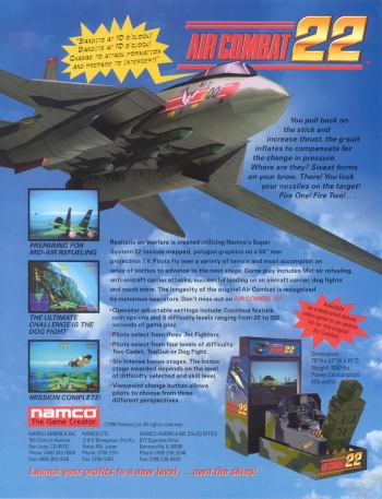 Air Combat 22  Spiel