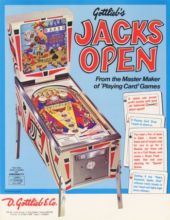 Jacks to Open Jeu