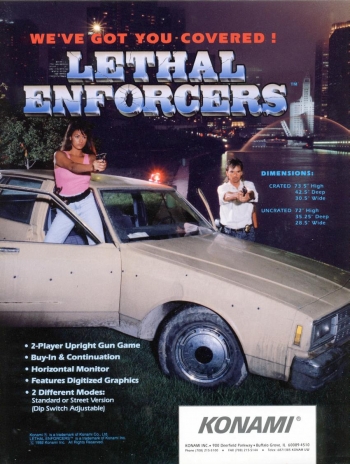 Lethal Enforcers  Juego