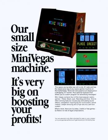 Mini Vegas 4in1 ゲーム