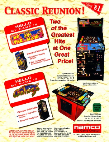 Ms. Pac-Man/Galaga - 20th Anniversary Class of 1981 Reunion  Spiel