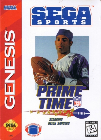 Prime Time NFL Starring Deion Sanders  ゲーム