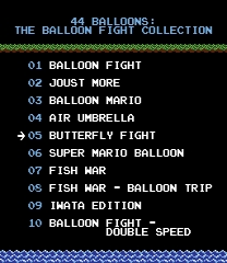 44 Balloons: The Balloon Fight Collection ゲーム