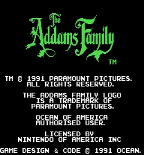 Addams Family Easy Game