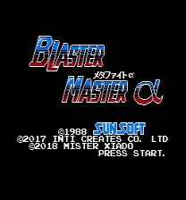 Blaster Master - Metafight Alpha Spiel