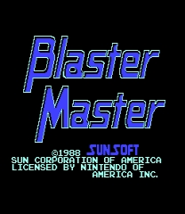 Blaster Master MMC1 to MMC3 Hack Jogo