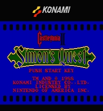 Castlevania 2: Simon's Quest - Moody Game