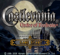 Castlevania: Order of Ecclesia ILLUSION Game