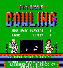 Championship Bowling Brunswick Edition Jogo