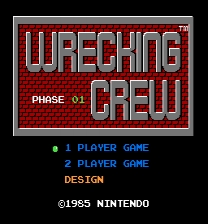 Constructor's Wrecking Crew Game