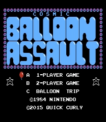 Cosmic Balloon Assault Game