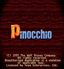 Disney's Pinocchio - 50 Hz Audio Fix Jogo