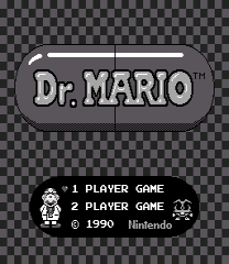 Dr. Mario Black and White TV ゲーム