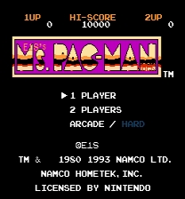 English1stud's Ms. Pac-Man Hack ゲーム