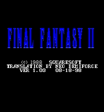 FF2 PAL fix Jeu