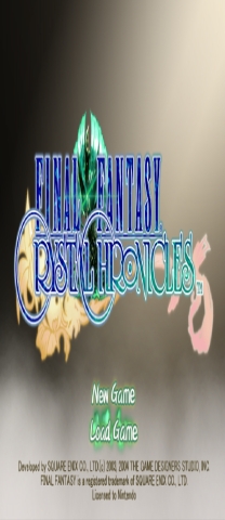 Final Fantasy Crystal Chronicles PAL 60hz Patch Gioco