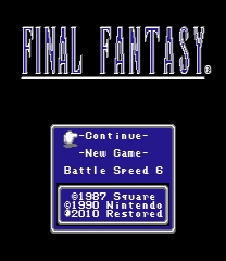 Final Fantasy Font Options Spiel