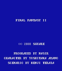 Final Fantasy II EasyType ゲーム