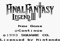 Final Fantasy Legend III EasyType Gioco