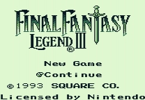Final Fantasy Legend III Text / Graphics Update Game
