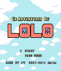 GB Adventures of Lolo Spiel