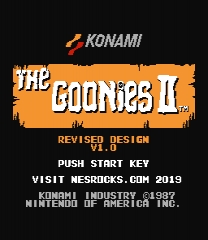 Goonies II Revised Design Jogo