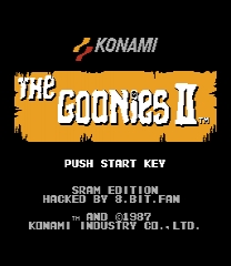 Goonies II - SRAM Saving Edition Jogo