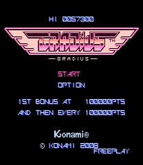 Gradius - Arrangement Chronicle Death Gioco