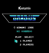 Gradius - MSX Conversion Jeu