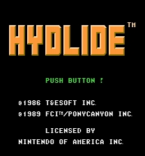 Hydlide Special - Special Edition Game