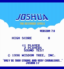 Joshua: the Restored Levels Game