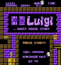 Kamikaze 3 - Luigi's Ghost House Clothed Game