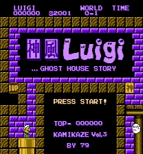 Kamikaze 3 - Luigi's Ghost House Gioco