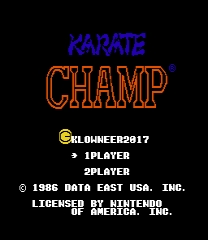 Karate Champed ゲーム