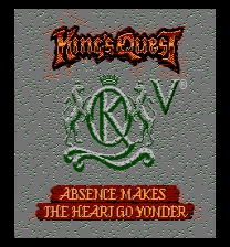 King's Quest V - SCI Font Jogo