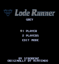Lode Runner Grey Game