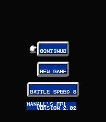 Manall's FF1 Jeu