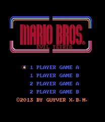 Mario Bros.: Evil Tetris Jeu