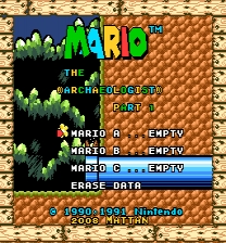 Mario the Archaeologist: Part 1 and Part 2 Game