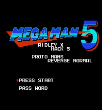 Mega Man 5 - Ridley X Hack 5 Proto Man's Revenge Normal Juego