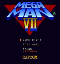 Mega Man 7 - Boss Select Pre-Text Juego