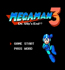 Megaman 3 Japanese Style Title Screen ゲーム