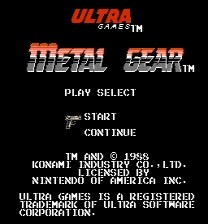 Metal Gear - text speed Spiel