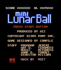 Mini Lunar Ball Spiel