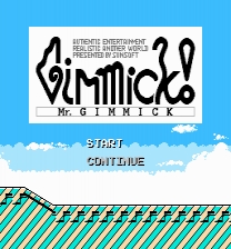 Mr. Gimmick - JPN to PAL Title Screen Juego