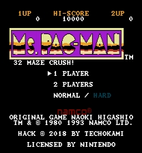 Ms. Pac-Man 32 Maze Crush! ゲーム