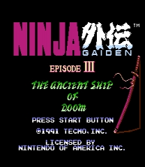 Ninja Gaiden III - Restored Gioco