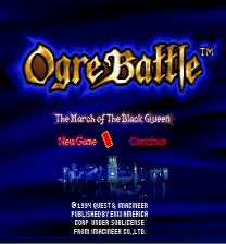 Ogre Battle version 1.02 Spiel