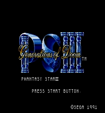 Phantasy Star III Alternate Font Jeu