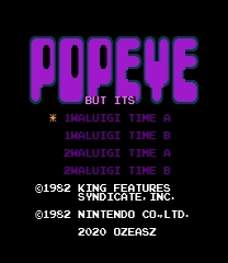 Popeye, but it's Waluigi Time ゲーム